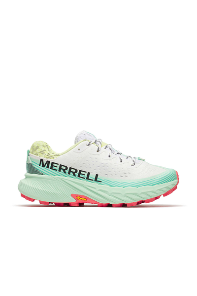 Merrell J068384 AGILITY PEAK 5 Kadın Yürüyüş Ayakkabısı beyaz turuncu