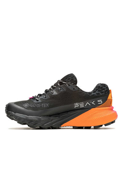 Merrell J500450 AGILITY PEAK 5 GTX Kadın Spor Ayakkabısı Siyah Turuncu