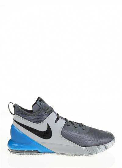 Nike Air Max İmpact Erkek Basketbol Ayakkabısı Gri Mavi