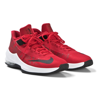 Nike Air Max İnfuriate 2 Mid Erkek Basketbol Ayakkabısı Kırmızı Siyah