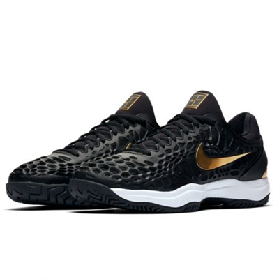 Nike Air Zoom Cage 3HC Erkek Günlük Ayakkabı Siyah Beyaz