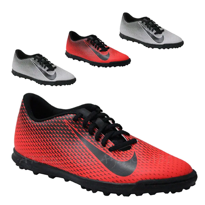 Nike Bravata II TF Erkek Futbol Ayakkabısı Kırmızı Siyah