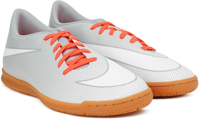 Nike Bravata II TF Erkek Futbol Ayakkabısı Gri Turuncu
