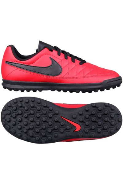 Nike Majestry TF JR Erkek Halı Saha Ayakkabısı Kırmızı Siyah