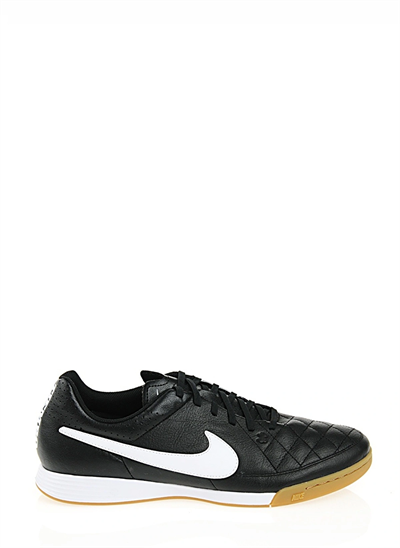 Nike Tiempo Genio Leather IC Erkek Futbol Ayakkabısı Siyah Sarı