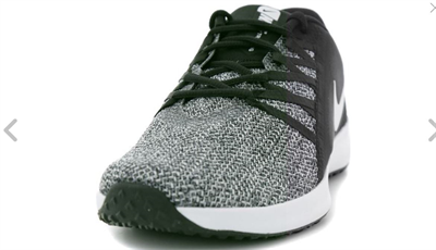 Nike Varsity Compete Erkek Yürüyüş Ayakkabısı Siyah Yeşil