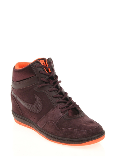 Nike wmns Force Sky High PRM 644413 601 Kadın Günlük Ayakkabı mor turuncu