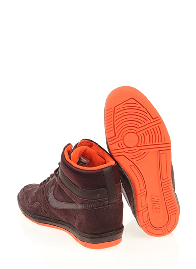 Nike wmns Force Sky High PRM 644413 601 Kadın Günlük Ayakkabı mor turuncu