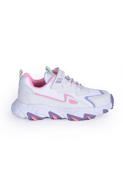Pepino 1417 Beyaz Pembe Kız Çocuk Spor Ayakkabı Beyaz Pembe