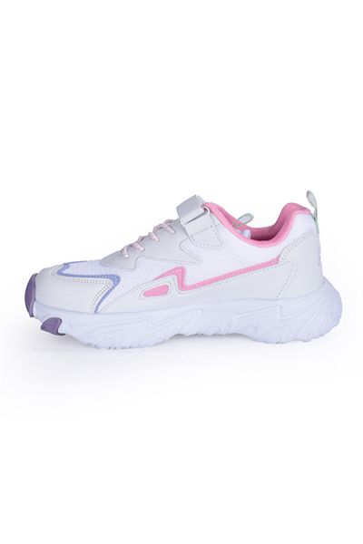 Pepino 1417 Beyaz Pembe Kız Çocuk Spor Ayakkabı Beyaz Pembe