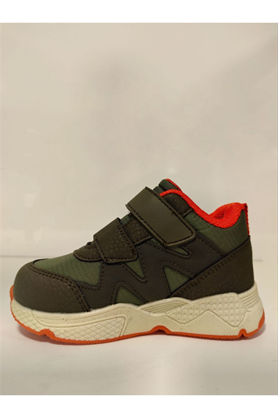 Pepino BK23-1576 Kız Çocuk Bebe Bot haki turuncu