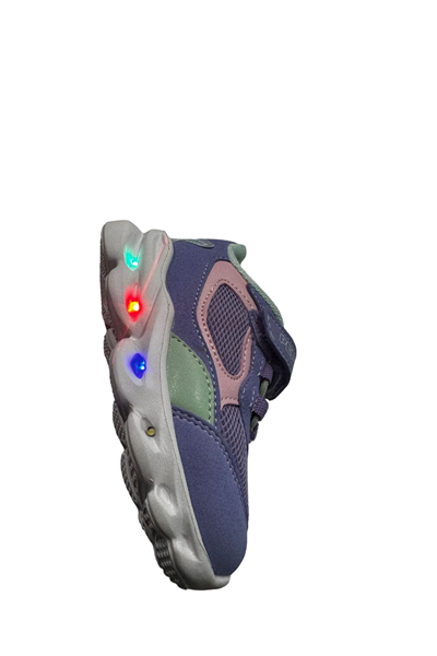 Pepino BY23-1253 Lila Su Yeşili Kız Çocuk Spor Ayakkabı Lila