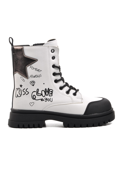 Pepino FK-23-1566 Filet Erkek Çocuk Botu Beyaz