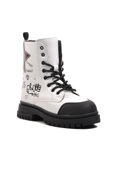 Pepino FK-23-1566 Filet Erkek Çocuk Botu Beyaz