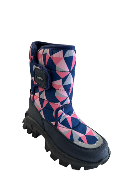 Pepino FK22-1377 Filet Çizme Lacivert Fuşya Kız Çocuk Bot Lacivert Pembe