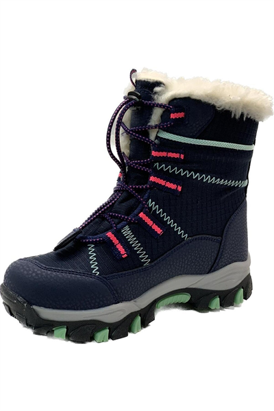 Pepino FK22-961 Kız Çocuk  Lacivert Fosfor Fuşya Filet Çizme Lacivert Pembe