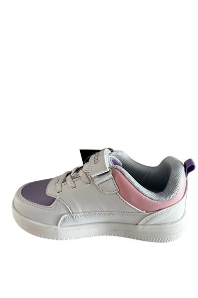 Pepino FY23-1302 Beyaz Pembe Lila Kız Çocuk Spor Ayakkabı Beyaz Pembe
