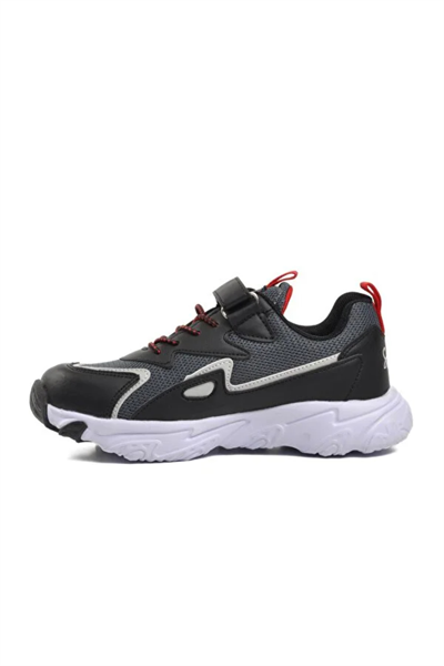 Pepino FY23-1417  Füme Siyah Kırmızı Erkek Çocuk Filet Spor Ayakkabı Siyah Kırmızı