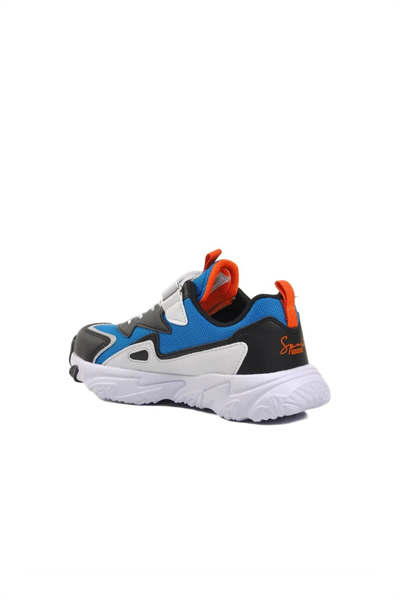 Pepino FY23-1417 Lacivert Siyah Turuncu Erkek Çocuk Filet Spor Ayakkabı Mavi