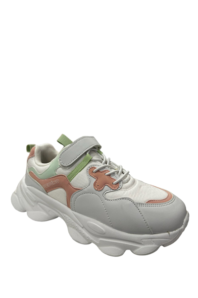 Pepino FY23-1440 Beyaz Pudra Kız Çocuk Spor Ayakkabısı Beyaz Pembe