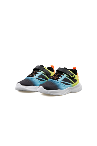 Pepino FY24-1622 Erkek Çocuk Spor Ayakkabısı Siyah Beyaz