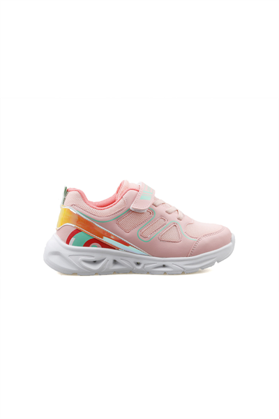 Pepino FY24-1623 Kız Çocuk Spor Ayakkabısı Pembe Beyaz