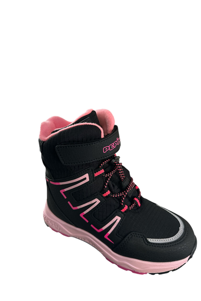 Pepino PK24-1361 Patik Kız Çocuk Kar Botu Siyah Pembe
