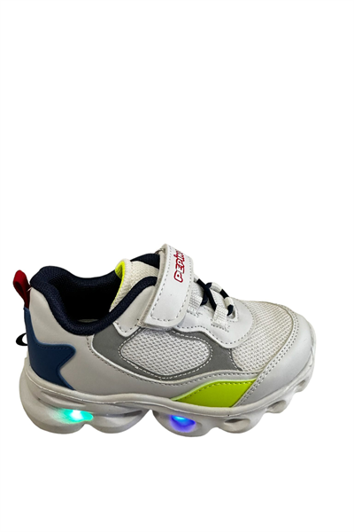 Pepino PY23-1253 Beyaz Lacivert Saks Erkek Çocuk  Patik Spor Ayakkabı Beyaz Lacivert