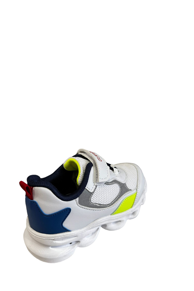 Pepino PY23-1253 Beyaz Lacivert Saks Erkek Çocuk  Patik Spor Ayakkabı Beyaz Lacivert
