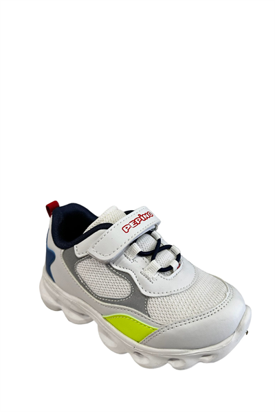 Pepino PY23-1253 Beyaz Lacivert Saks Erkek Çocuk  Patik Spor Ayakkabı Beyaz Lacivert