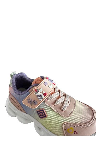 Pepino PY23-1415 Pudra Lila Kız Çocuk  Spor Ayakkabı pudra