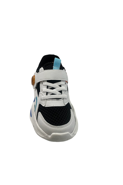 Pepino PY24-1618 Patik Erkek Çocuk Spor Ayakkabısı Beyaz Mavi