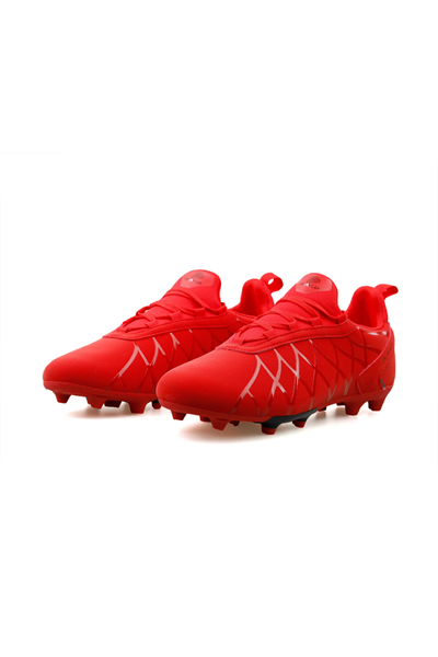Playup Gk-241-124 Erkek Krampon Futbol Ayakkabısı Kırmızı