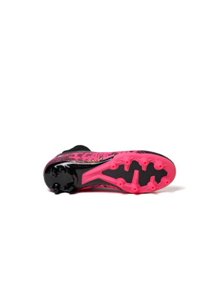 Playup MK-242-136 Erkek Krampon Ayakkabısı Siyah Pembe