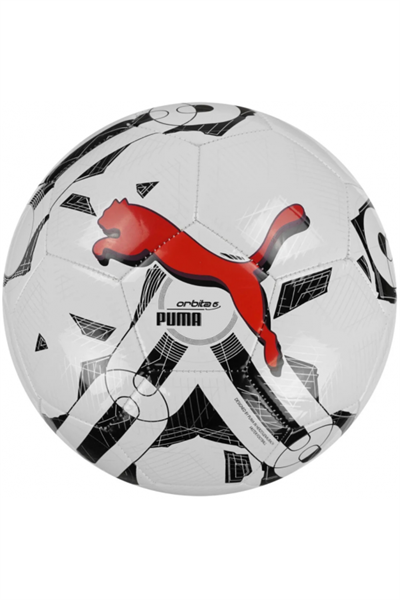 Puma 083787 06 Orbita 6 MS Futbol topu Beyaz Kırmızı
