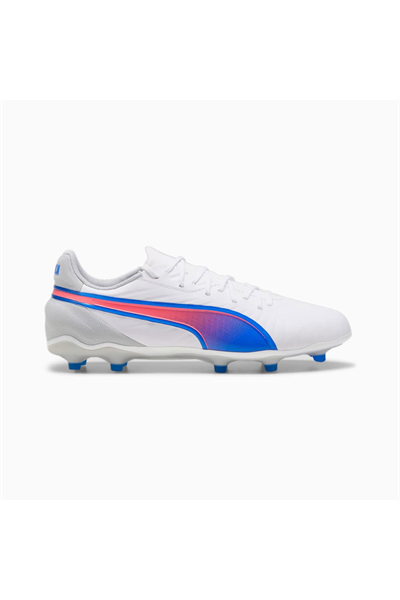 Puma 107863 02 KING MATCH FG/AG Erkek Krampon Beyaz Mavi