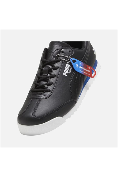 Puma 308033 01 BMW MMS Roma Via Erkek Sneaker Siyah Beyaz