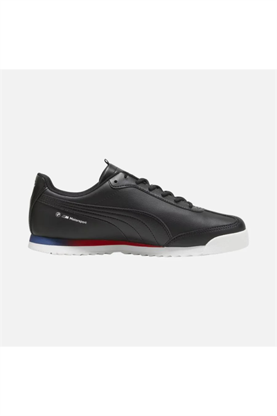 Puma 308033 01 BMW MMS Roma Via Erkek Sneaker Siyah Beyaz