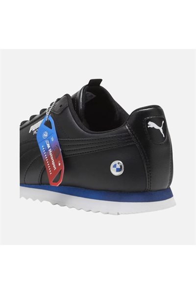 Puma 308033 01 BMW MMS Roma Via Erkek Sneaker Siyah Beyaz