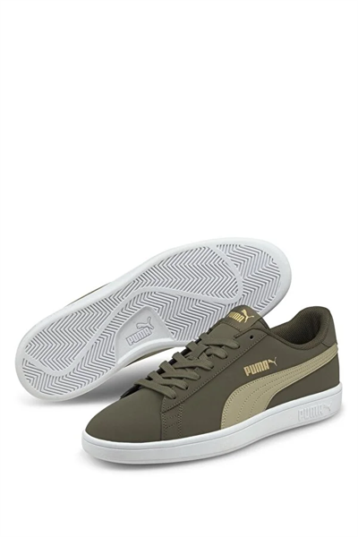 Puma 365160-24 Smash v2Buck Erkek Günlük Ayakkabı Haki yeşil