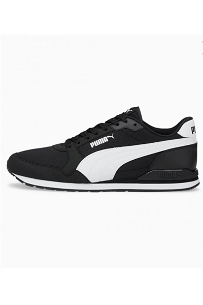 Puma 384640 01 ST Runner v3 Mesh Kadın Spor Ayakkabısı Siyah Beyaz
