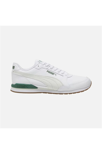 Puma 384855 22 ST Runner v3 L Erkek Sneaker Beyaz Yeşil