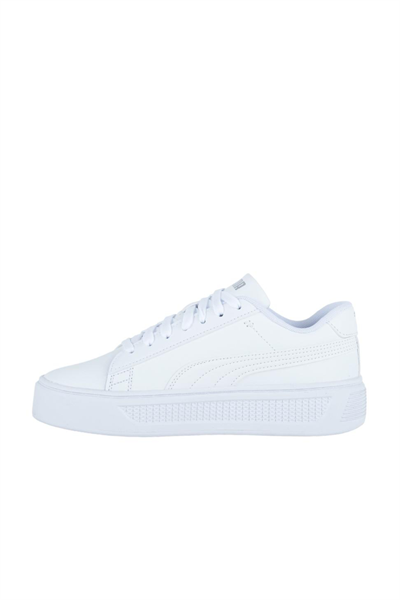 Puma 390758 01 Smash Platform v3 Kadın Sneaker Beyaz
