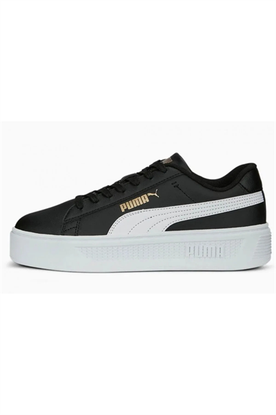 Puma 390758 02 Smash Platform V3 Kadın Sneaker Siyah Beyaz