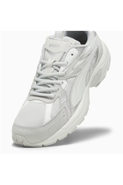 Puma 393489 02 Milenio Tech Suede Kadın Yürüyüş Ayakkabısı Gri beyaz
