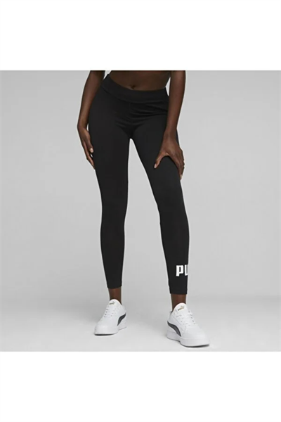 Puma 586832 01 ESS Logo Leggings Kadın Tayt Siyah