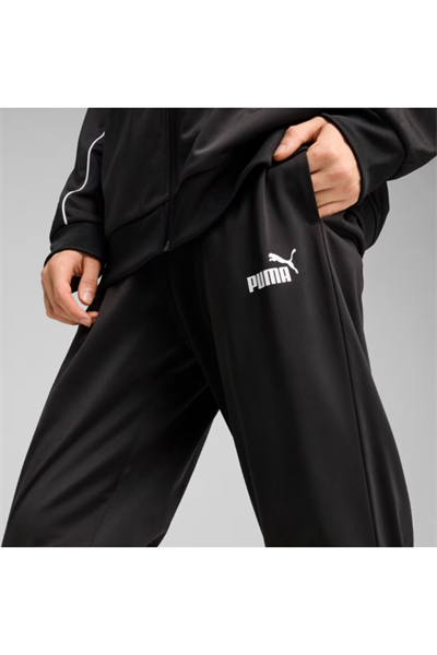 Puma 684852 01 Poly Piping Suit Erkek Eşofman Takımı Siyah Beyaz