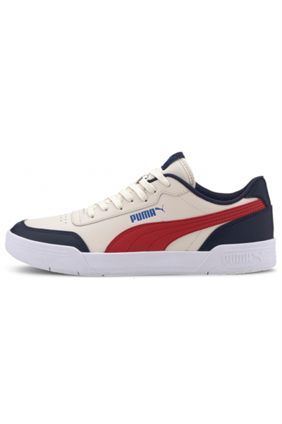 Puma Caracal Erkek Günlük Ayakkabı Beyaz Kırmızı