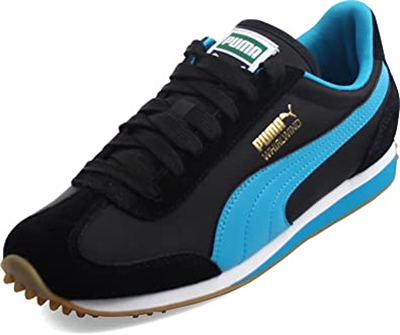 Puma Whirlwind L Jr 354347 14 Kadın Günlük Ayakkabı Siyah Mavi