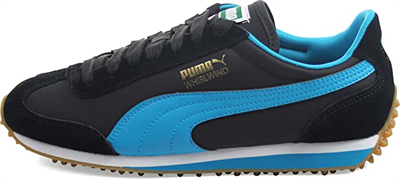 Puma Whirlwind L Jr 354347 14 Kadın Günlük Ayakkabı Siyah Mavi